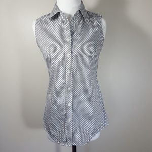 Banana Republic womens blouse STRETCH sz 4     B15